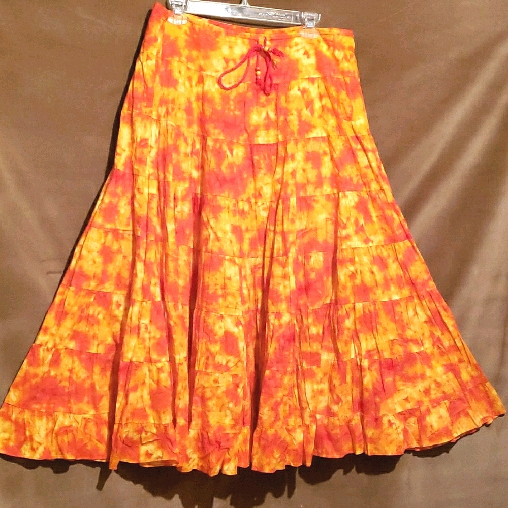 JONES NEW YORK SPORT PETITE TIE-DYE SKIRT SZ 14P